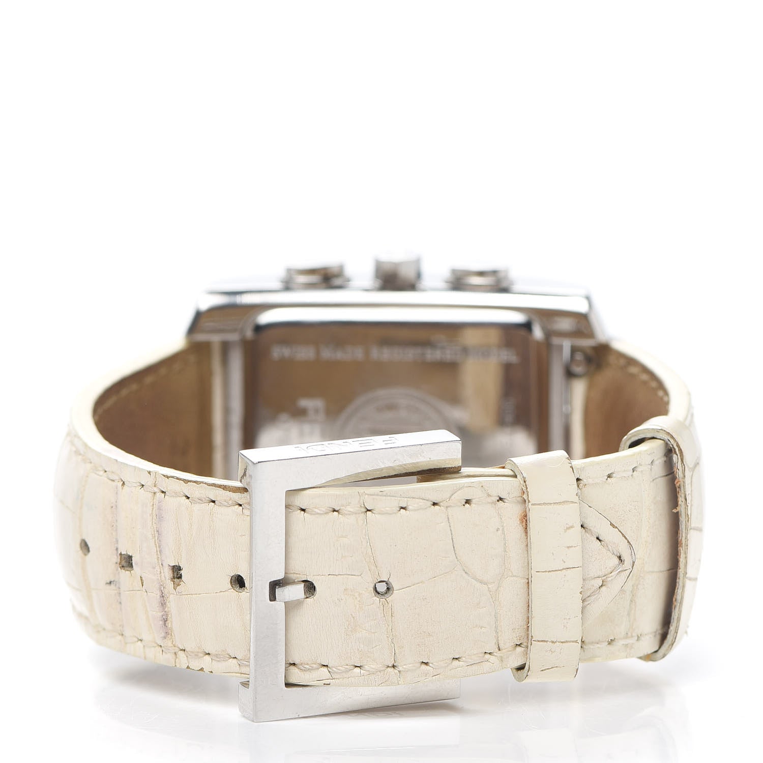Fendi Stainless Steel Alligator 32mm Orologi Quartz Watch 3 of 6