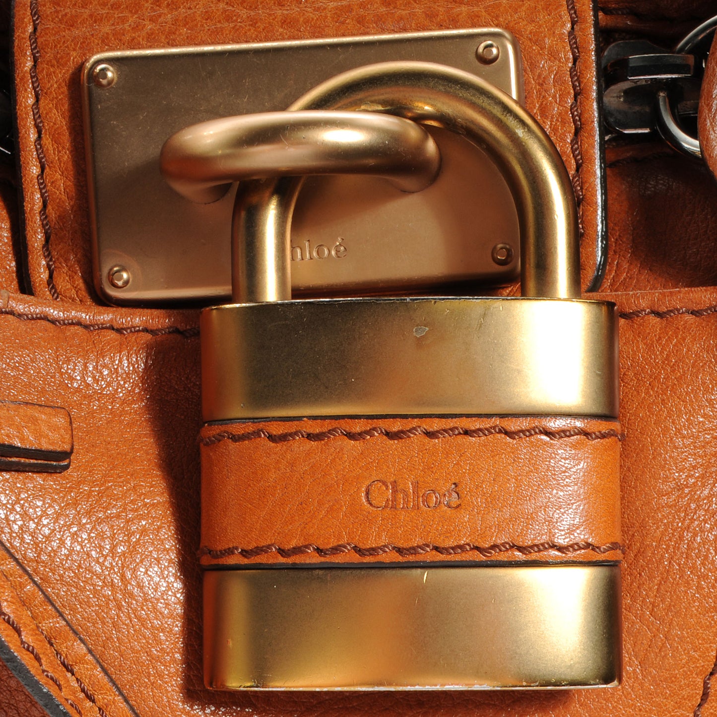 Leather Paddington Satchel Camel