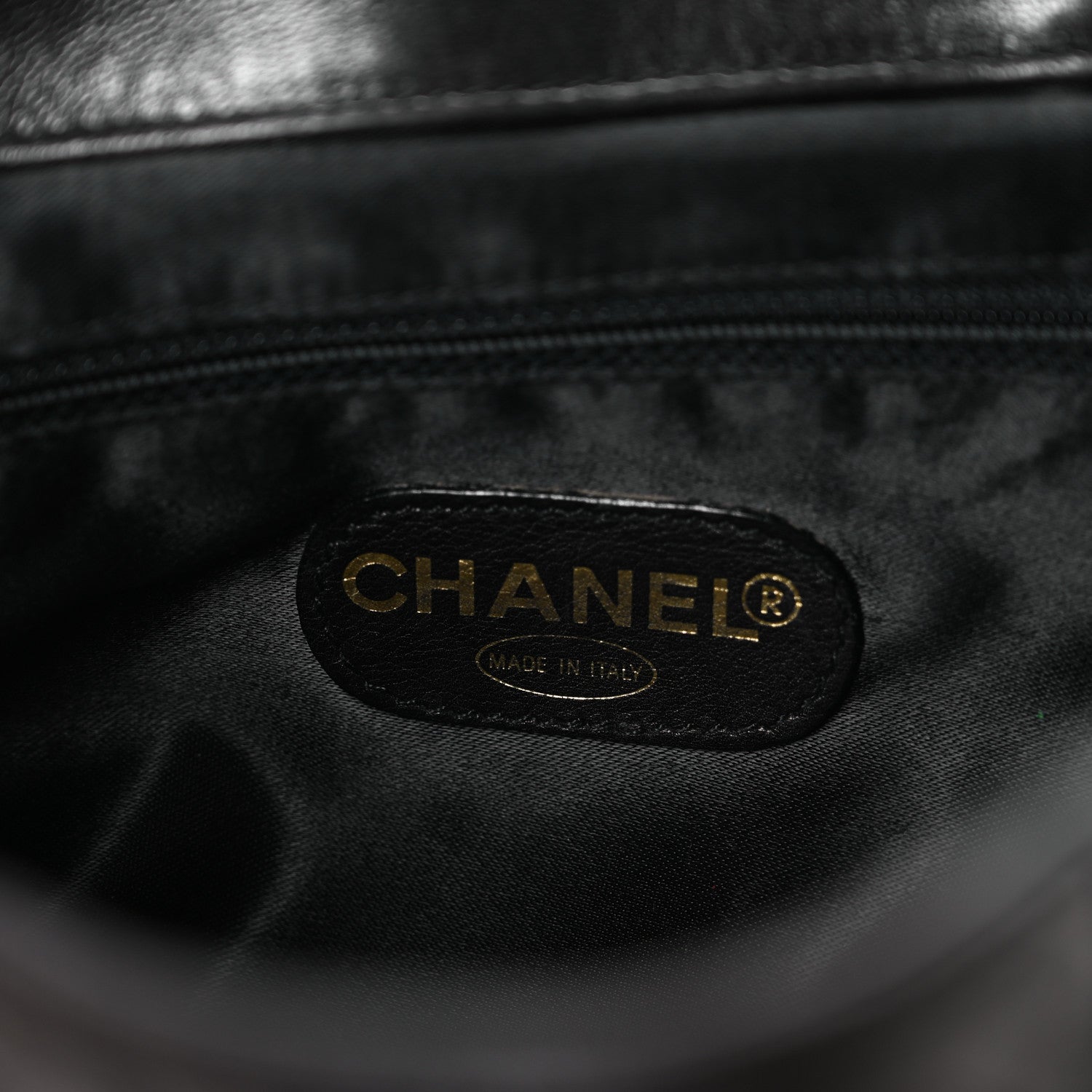 Chanel Lambskin Quilted Backpack Black 6 of 12