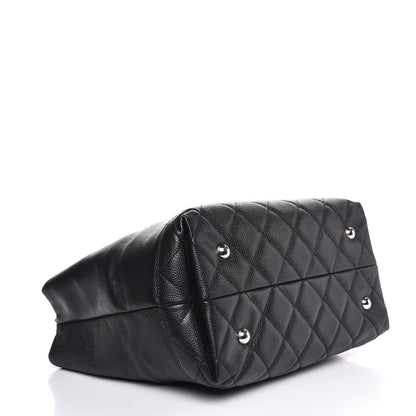 Chanel Soft Caviar CC Medium Top Handle Tote Black 5 of 8