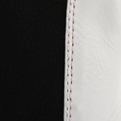 Chanel Calfskin Cap Toe CC Ankle Boots 39 White Black 12 of 15