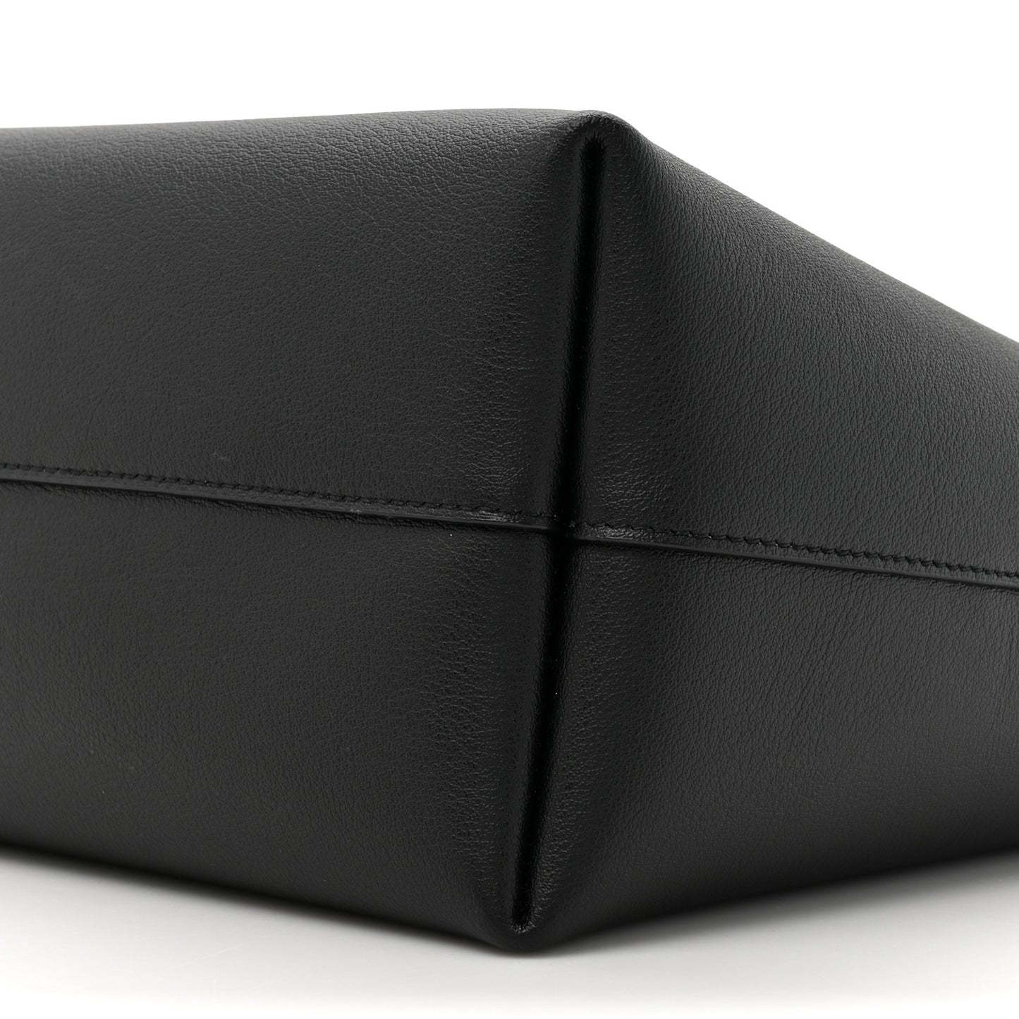 Calfskin Large Shopping Tote Black