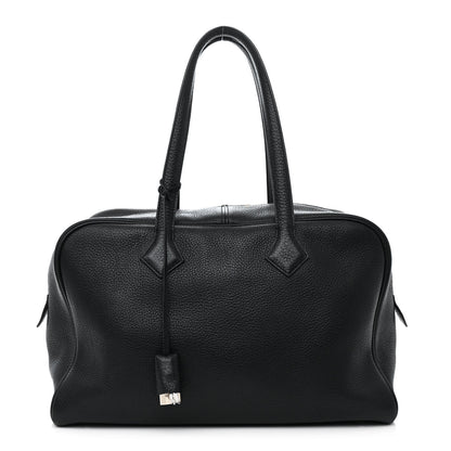 Hermes Taurillon Clemence Victoria II 35 Black 1 of 16