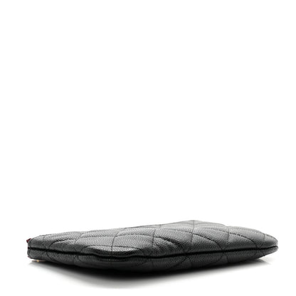 Chanel Caviar Quilted Small Cosmetic Case Black 4 of 10