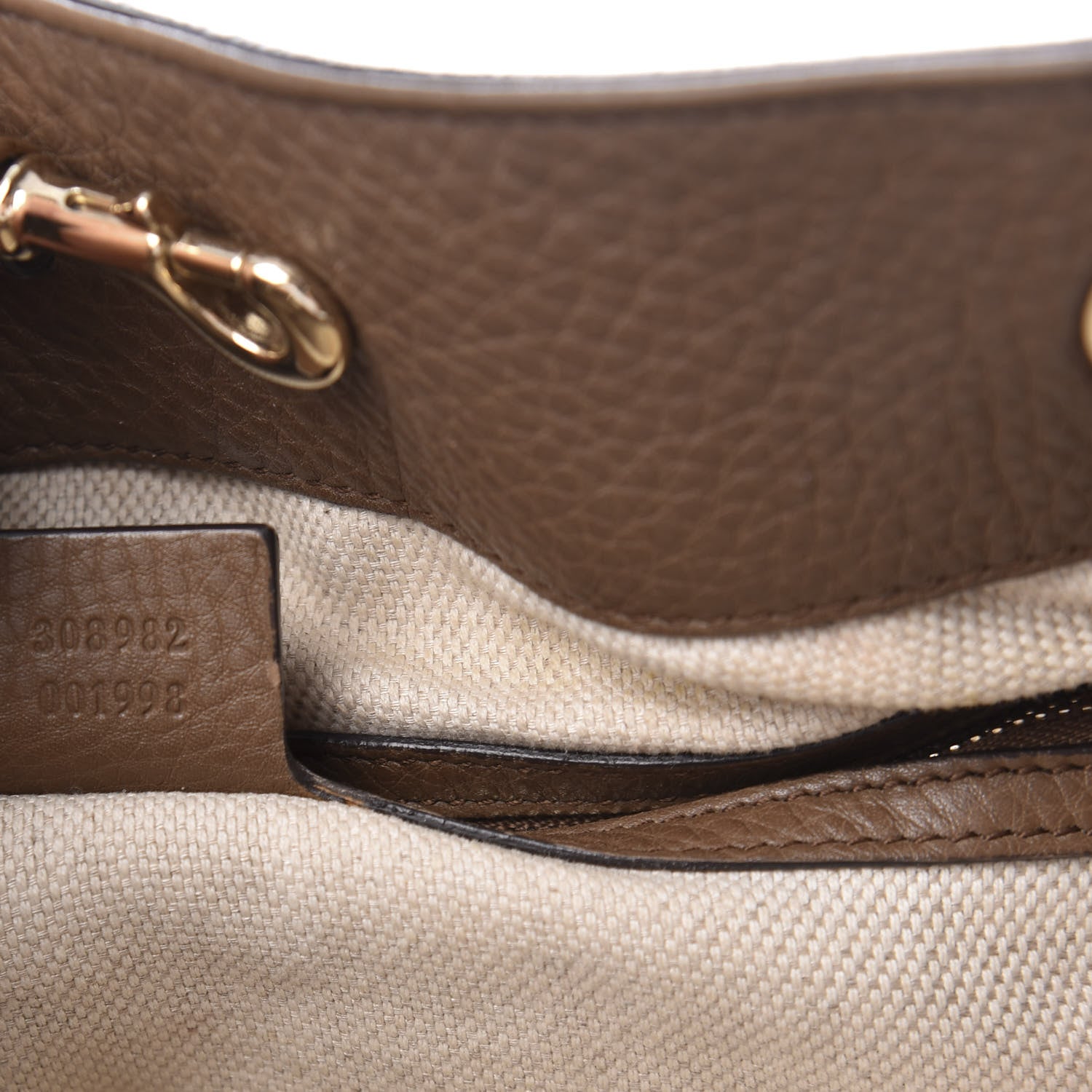 Gucci Cellarius Calfskin Medium Soho Chain Shoulder Bag Acero 8 of 10