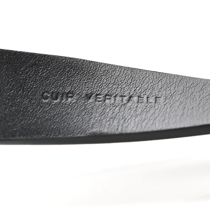 Chanel Calfskin Baguette Crystal CC Belt 70 28 Black 7 of 7