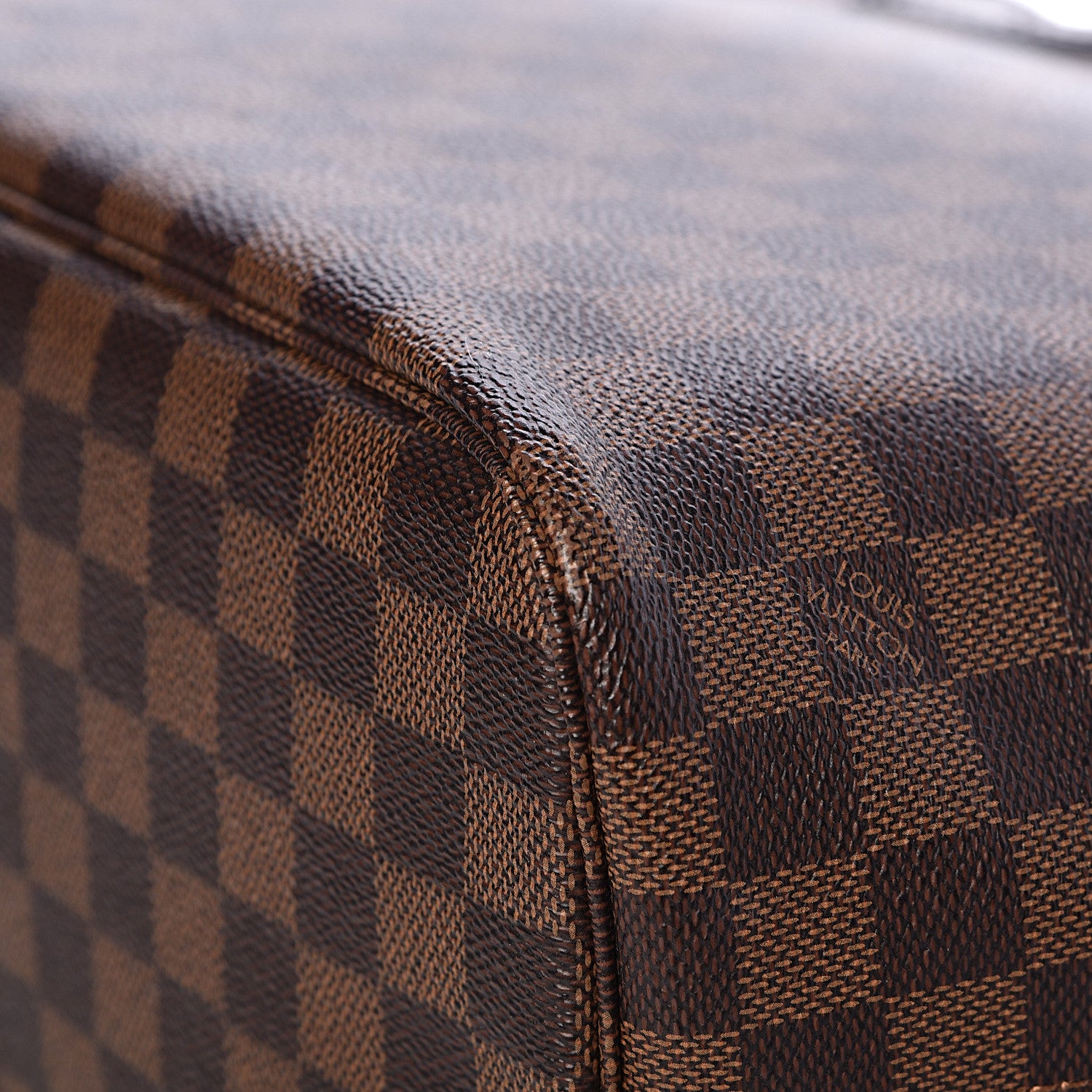 Louis Vuitton Damier Ebene Neo Neverfull MM Rose Ballerine 12 of 13