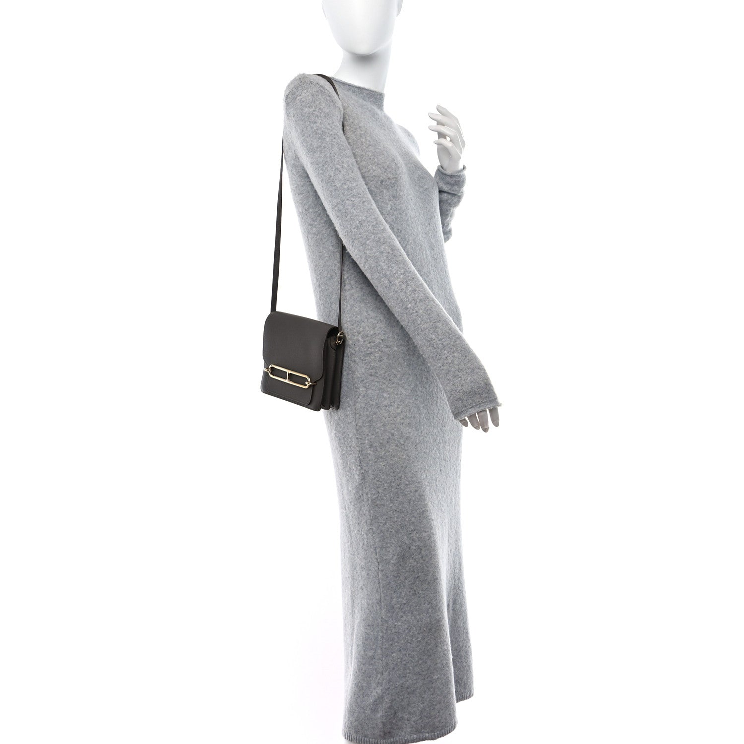 Hermes Evercolor Mini Sac Roulis Etain 2 of 9