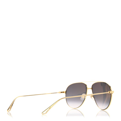 Cartier Santos Aviator Sunglasses CT0298S Gold Grey 4 of 8