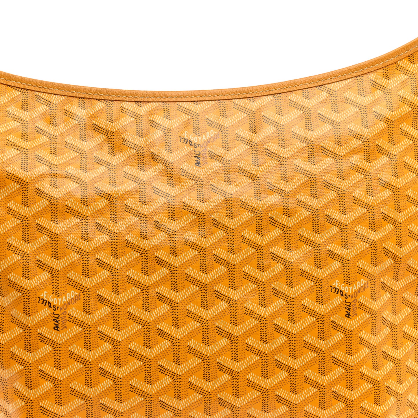 Goyardine Boheme Hobo Yellow