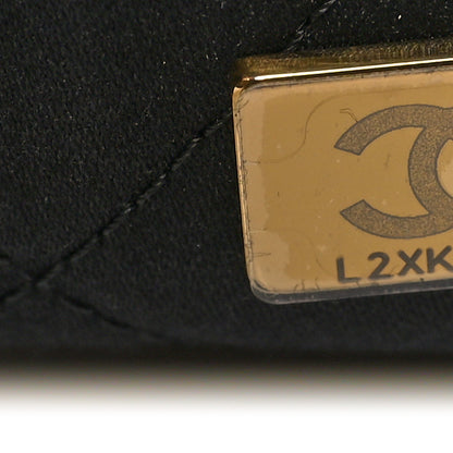 Chanel Velvet Sequin Quilted Small Chanel 22 Black 9 of 15