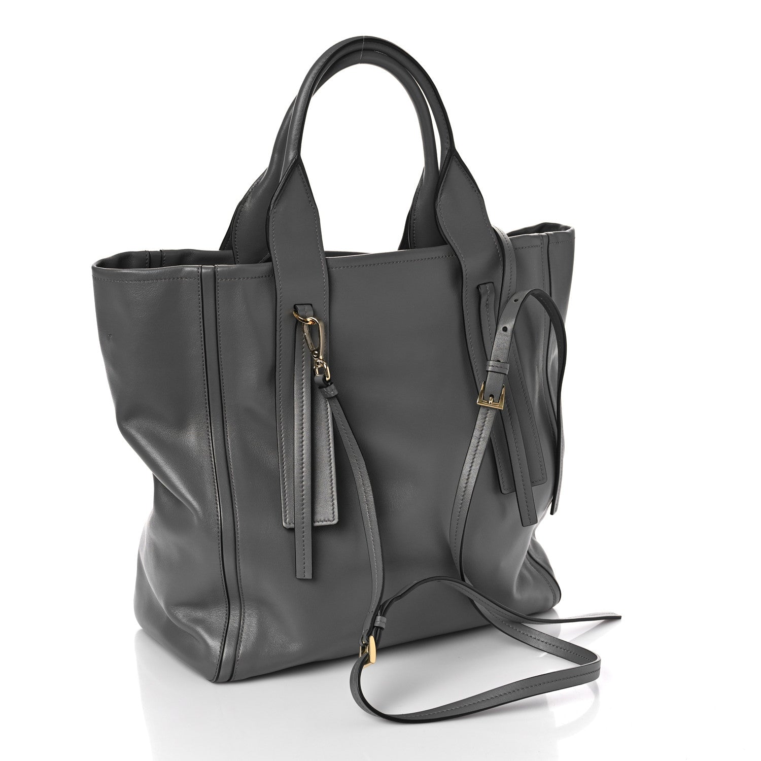 Prada Grace Lux Light Medium Ouverture Shoulder Bag Marmo 3 of 8