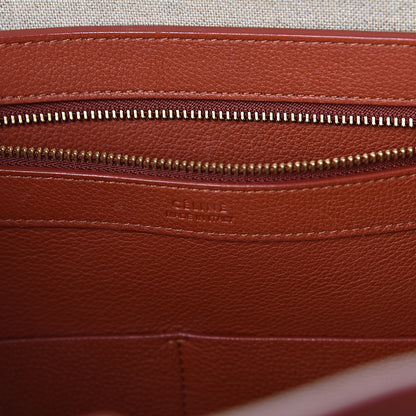 Celine Soft Grained Calfskin Medium Cabas Phantom Brick 7 of 11