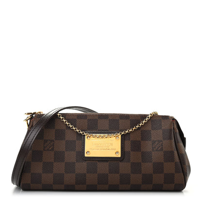 Louis Vuitton Damier Ebene Eva Clutch 1 of 8
