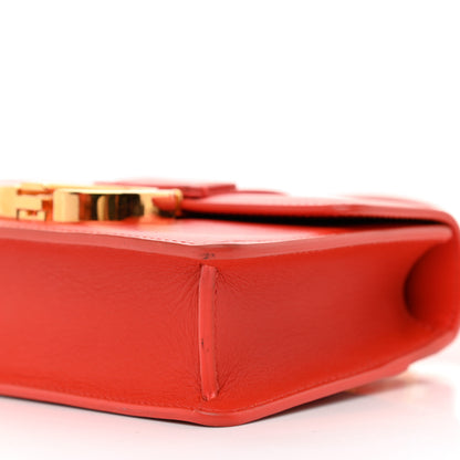 Christian Dior Smooth Calfskin Micro 30 Montaigne Flap Bag Orange 8 of 8