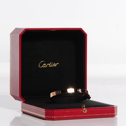 Cartier 18K Pink Gold LOVE Cuff Bracelet 19 5 of 5