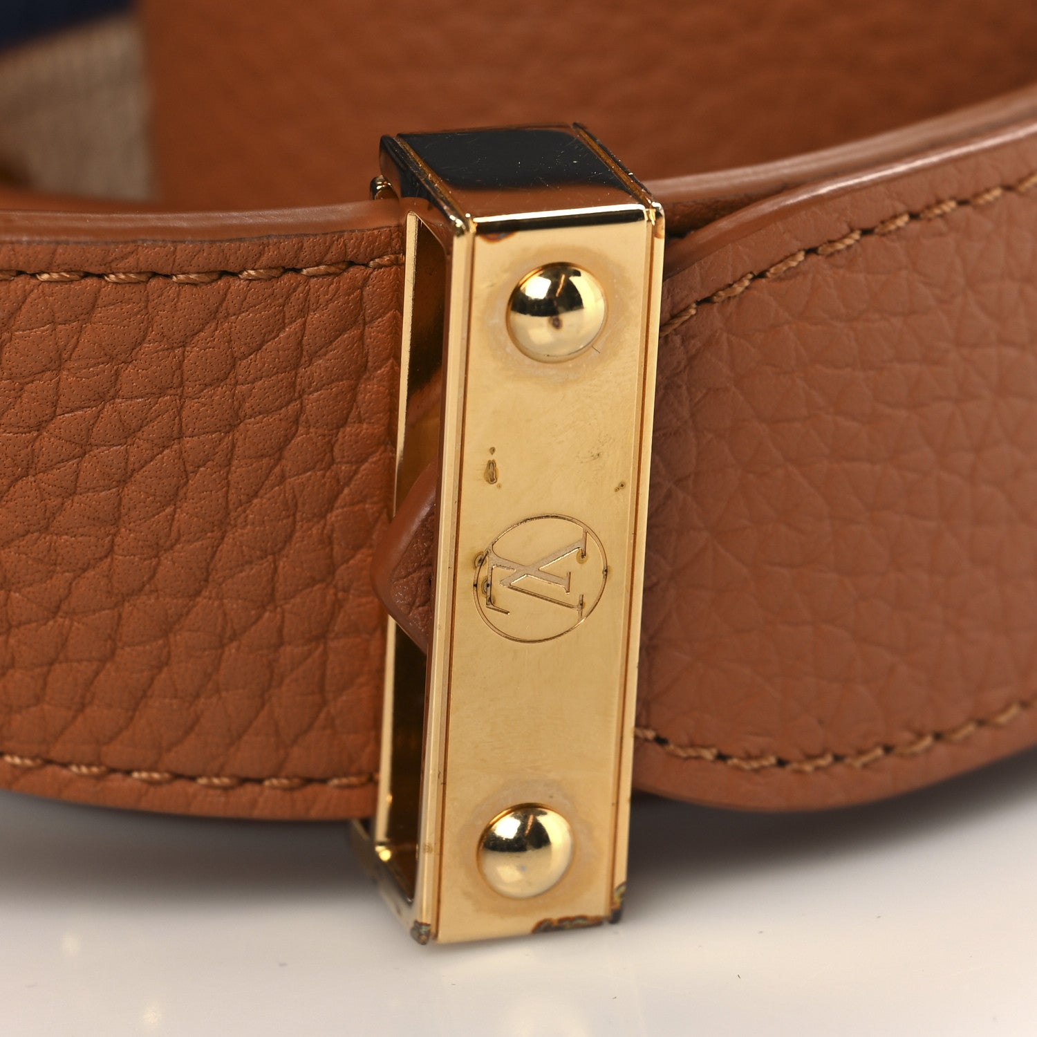 Louis Vuitton Taurillon Capucines BB Tour de France Blue 10 of 10