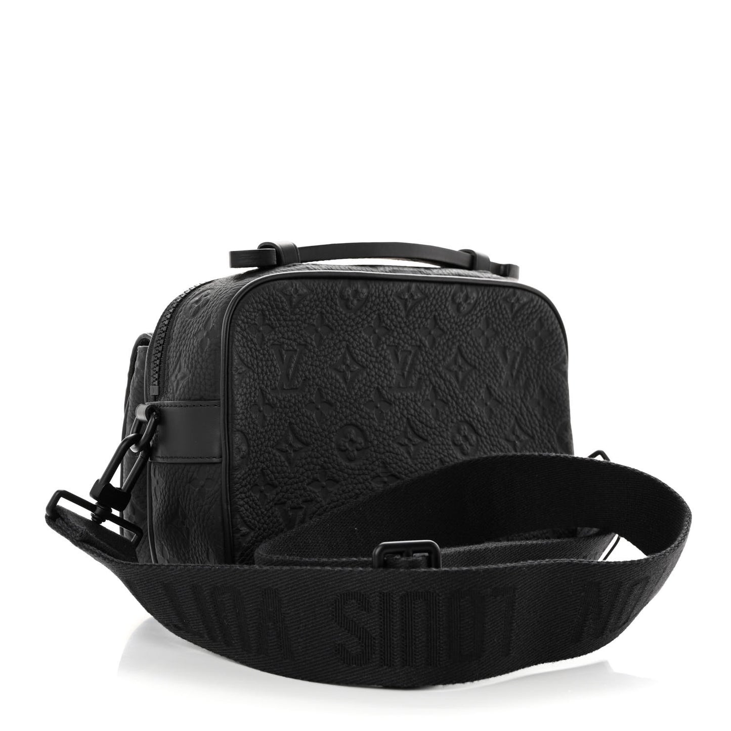 Taurillon Monogram S Lock Messenger Black