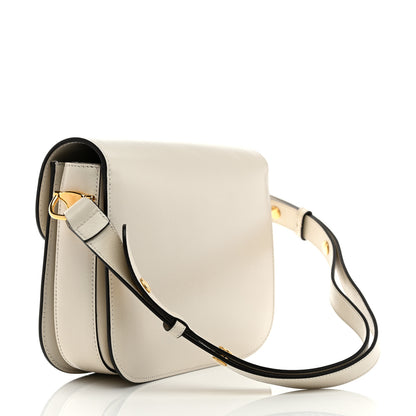 Gucci Azalea Calfskin Horsebit 1955 Shoulder Bag Mystic White 3 of 10
