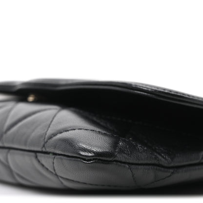 Chanel Goatskin Quilted Timeless CC Clutch Black 10 of 10