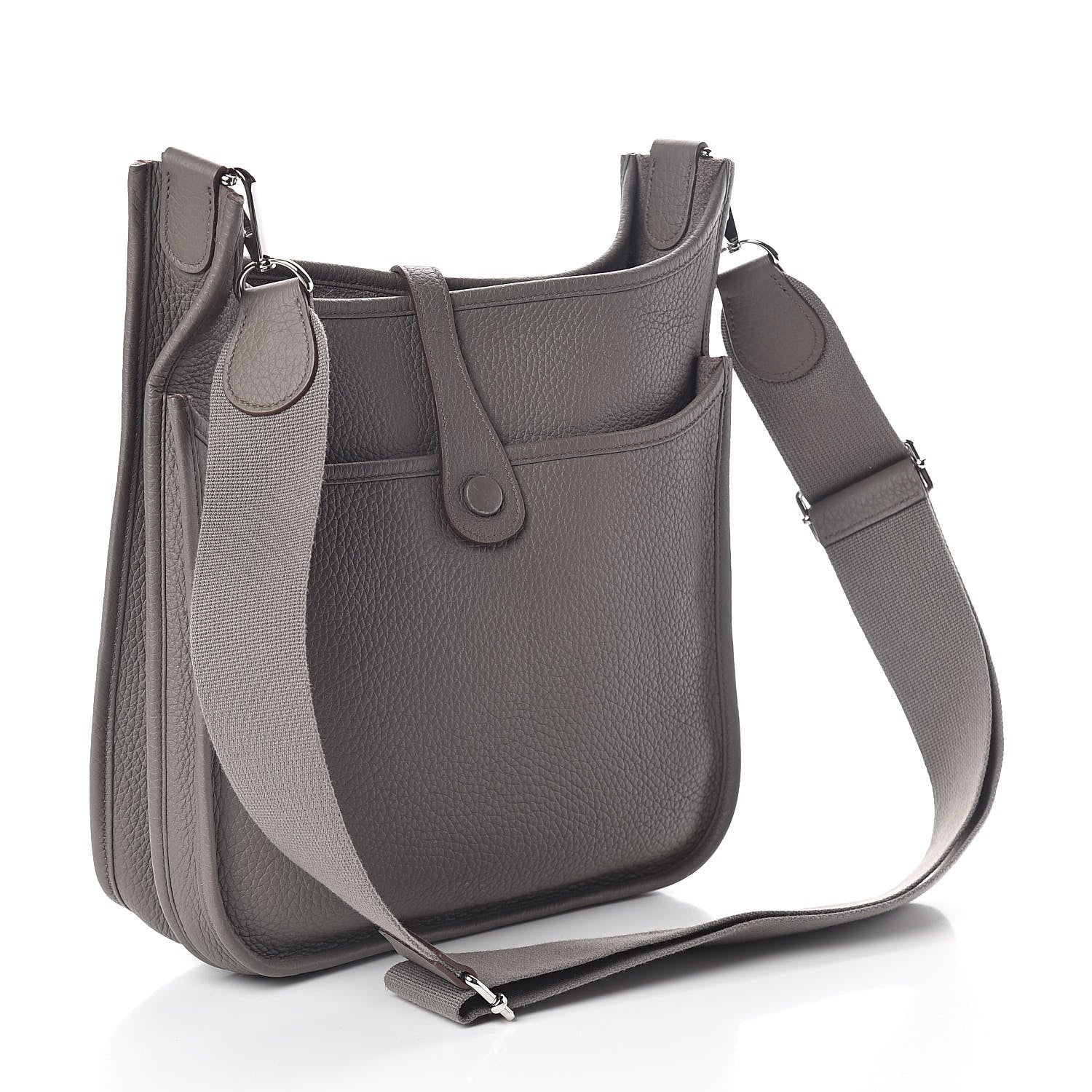 Hermes Taurillon Clemence Evelyne III PM Etain 3 of 9