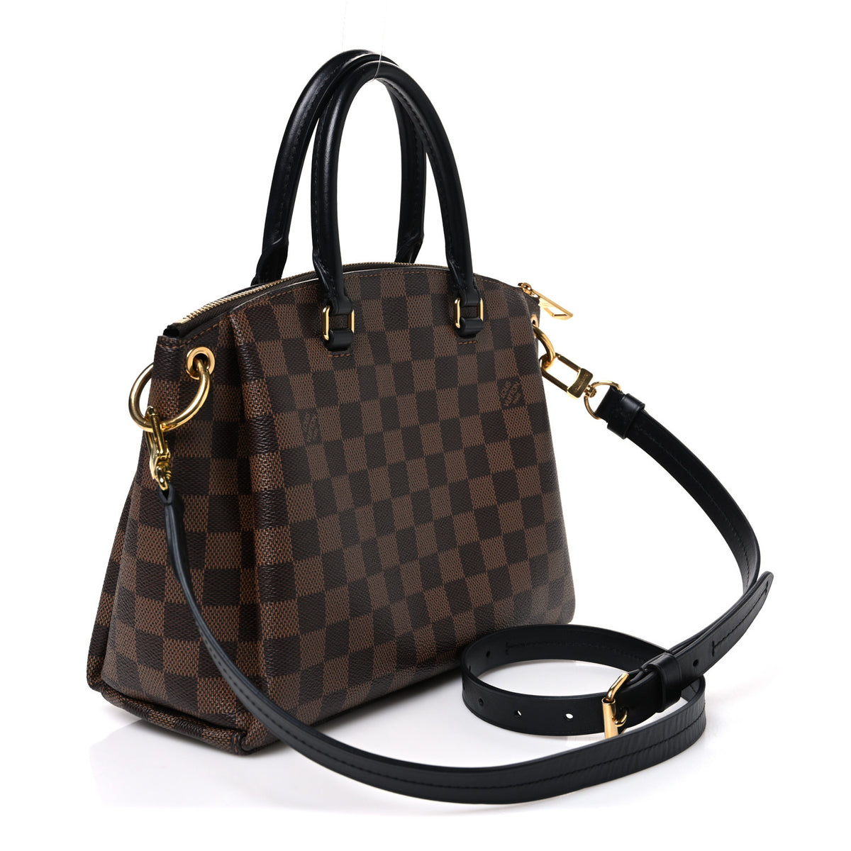 Louis Vuitton Damier Ebene Odeon Tote PM Black 3 of 9