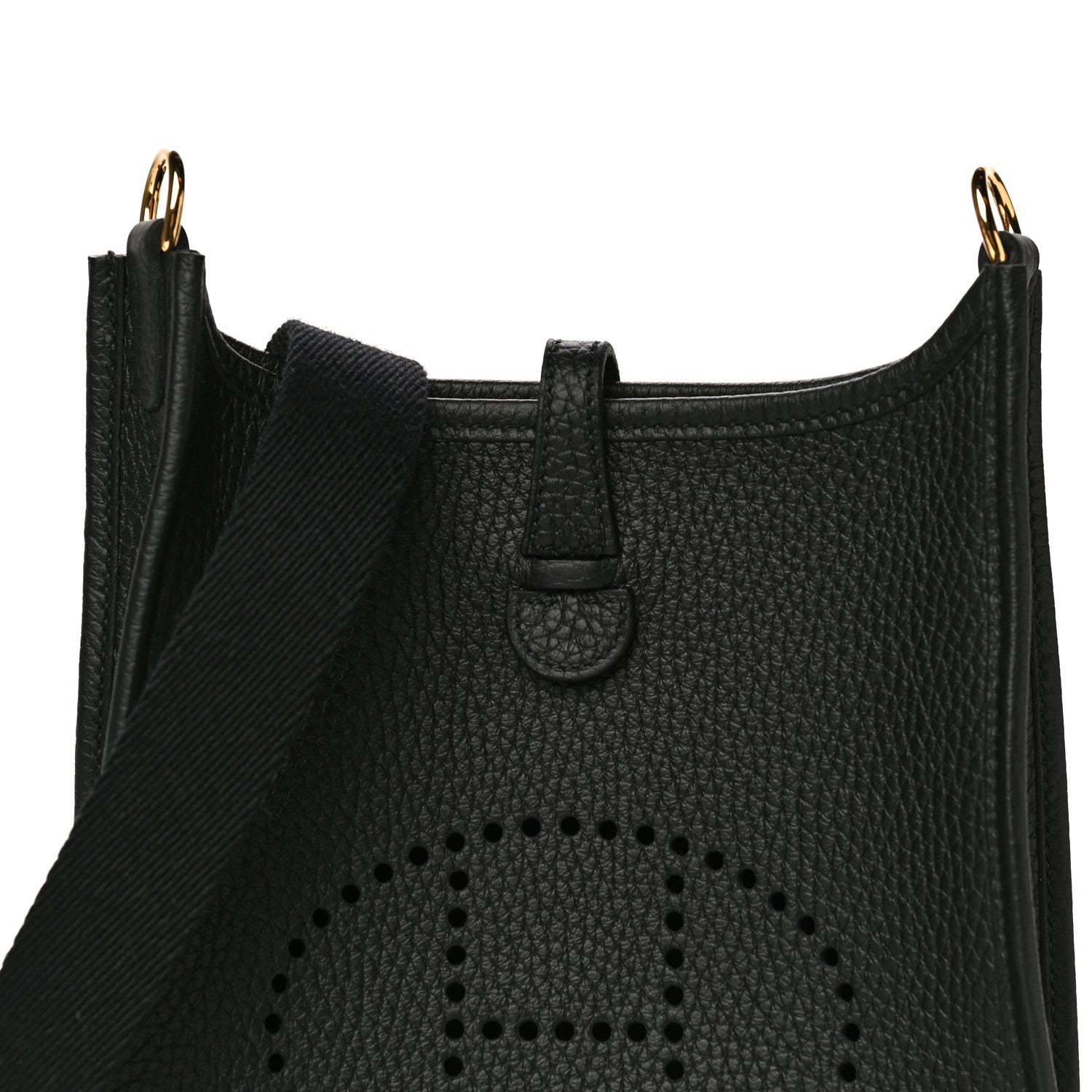 Hermes Taurillon Clemence Evelyne TPM Black 7 of 10