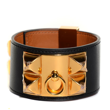 Hermes Chamonix Collier de Chien CDC Bracelet L Black 1 of 7