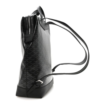 Goyard Goyardine Calfskin Cisalpin MM Backpack Jet Black 2 of 8