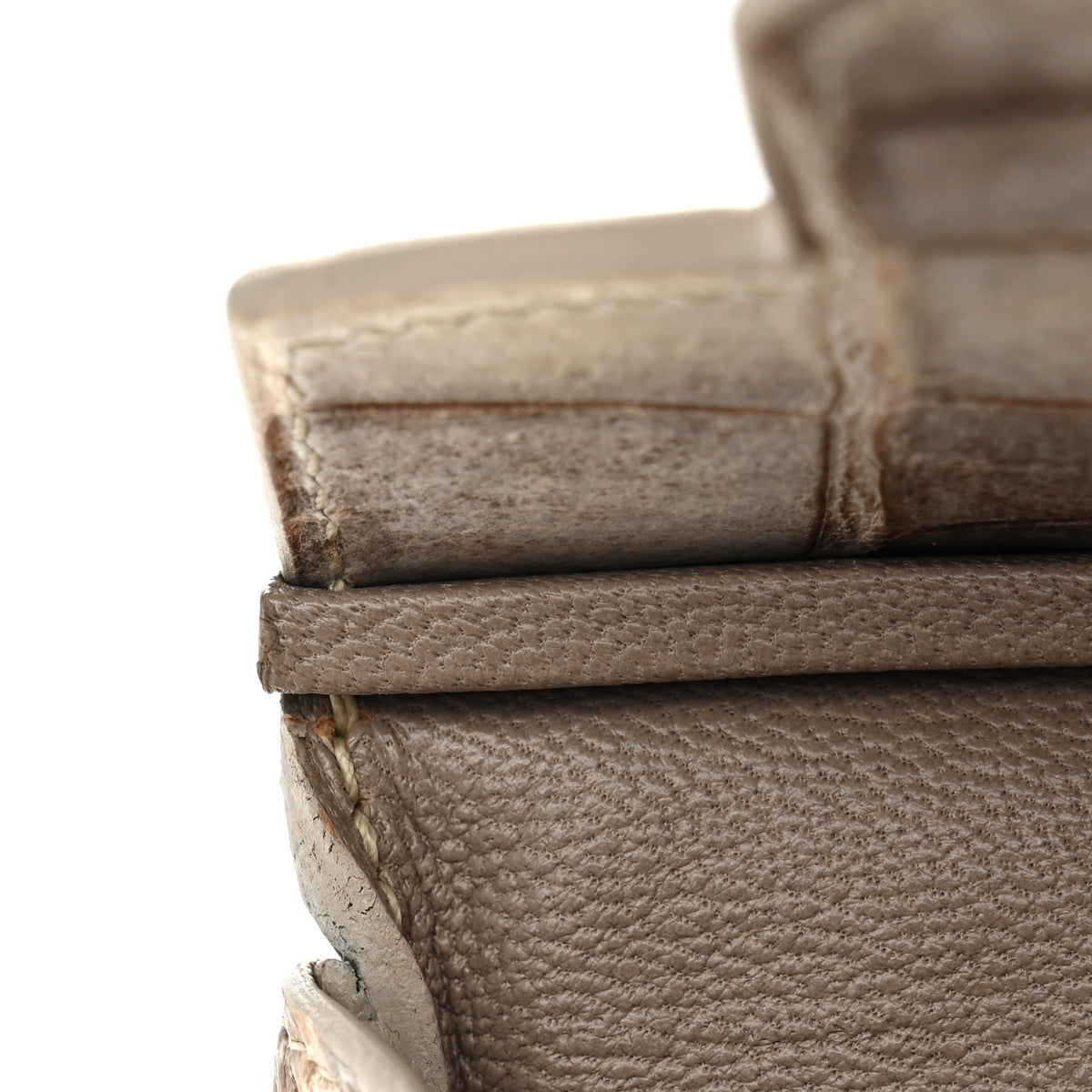 Matte Niloticus Crocodile Himalaya Birkin 30 Blanc