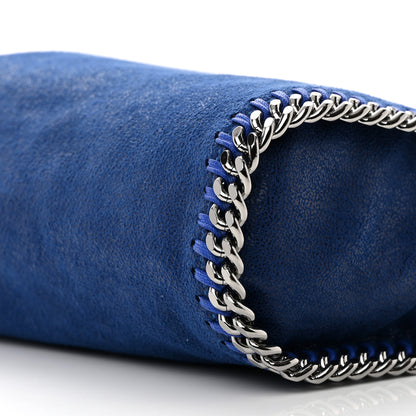 Stella McCartney Shaggy Deer Mini Falabella Fold Over Tote Blue 10 of 10