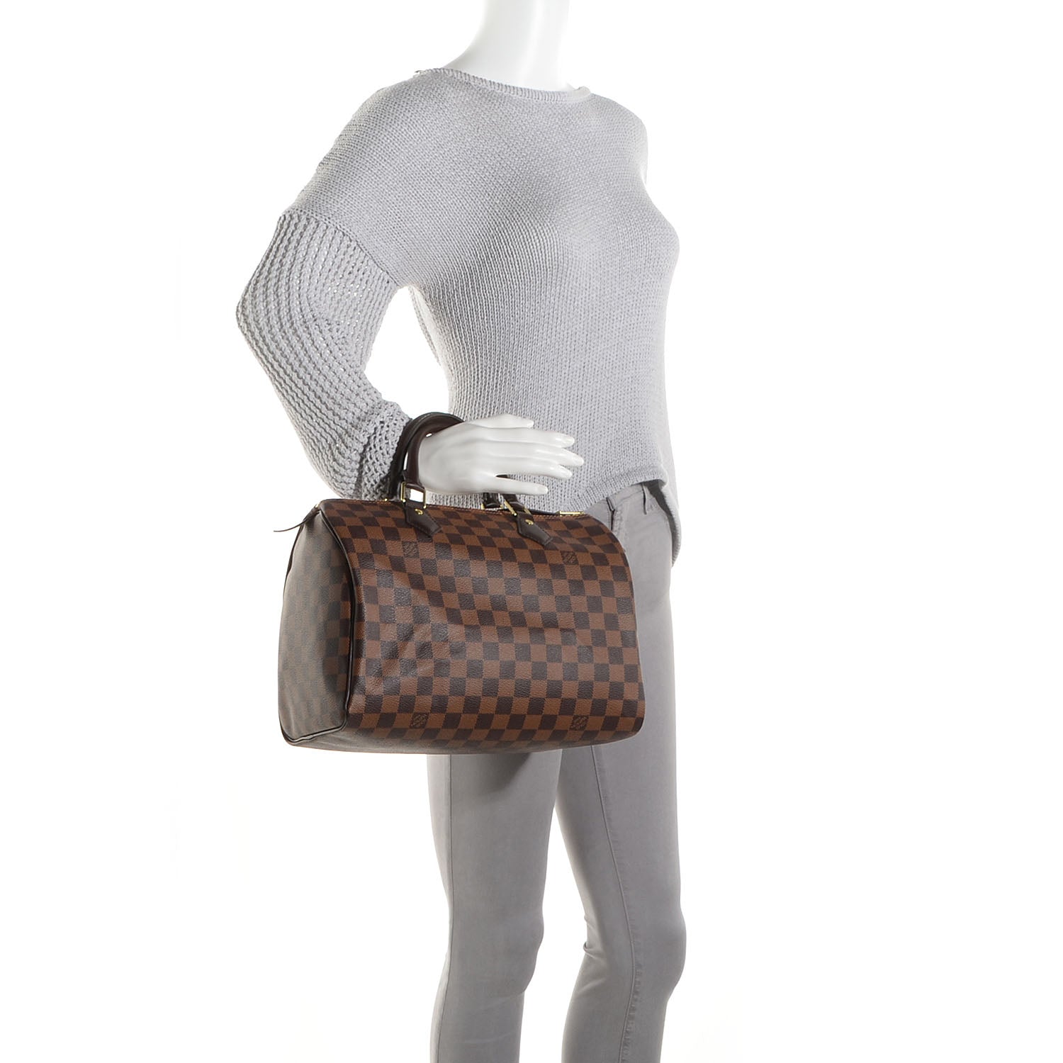 Louis Vuitton Damier Ebene Speedy 30 2 of 7