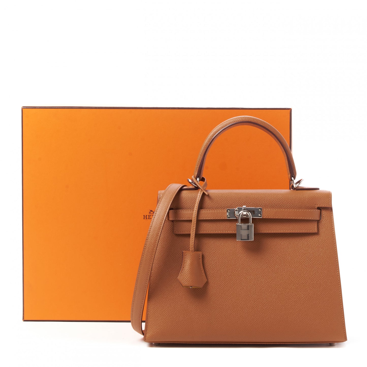 Epsom Verso Kelly Sellier 25 Caramel Jaune Ambre