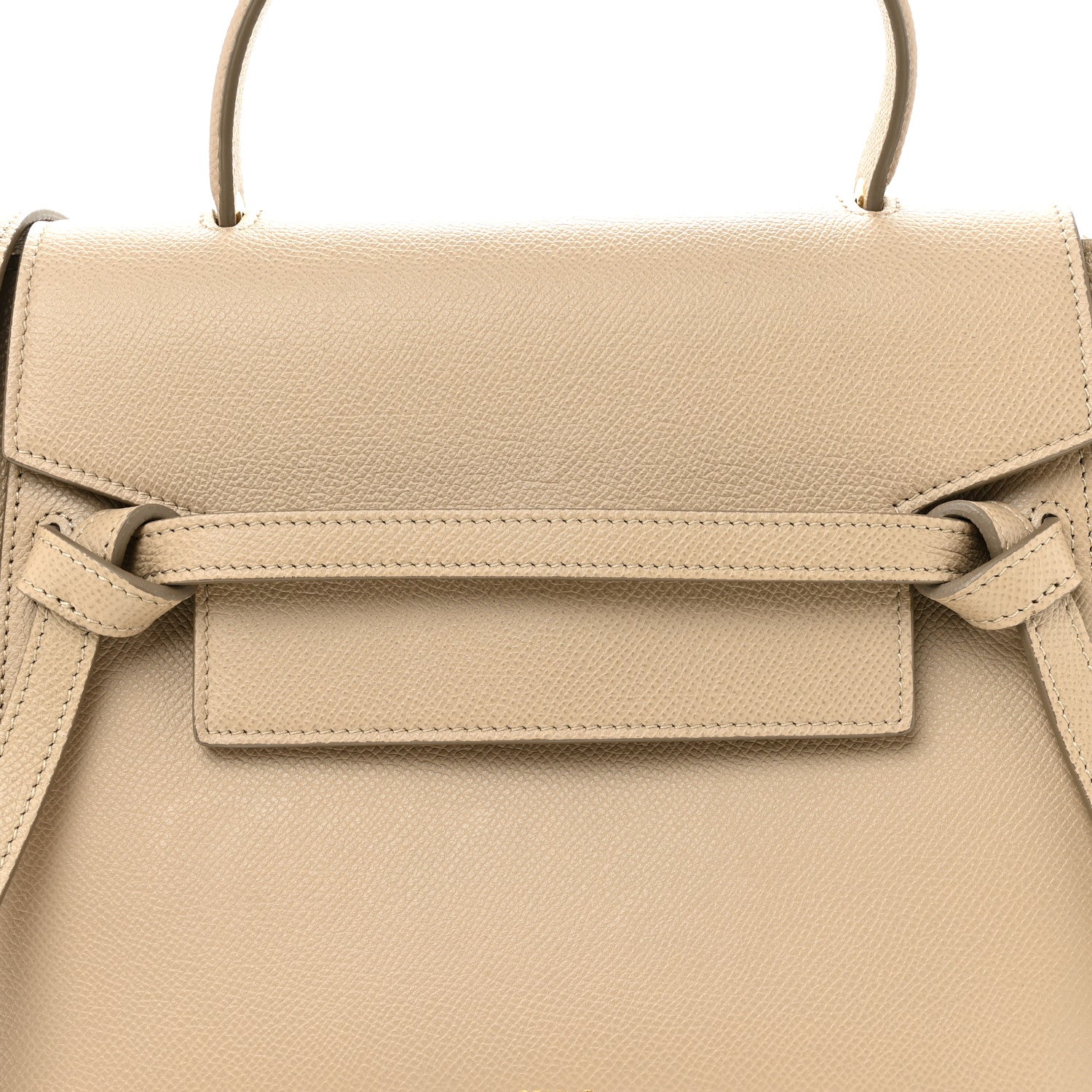 Celine Grained Calfskin Micro Belt Bag Light Taupe 1876398