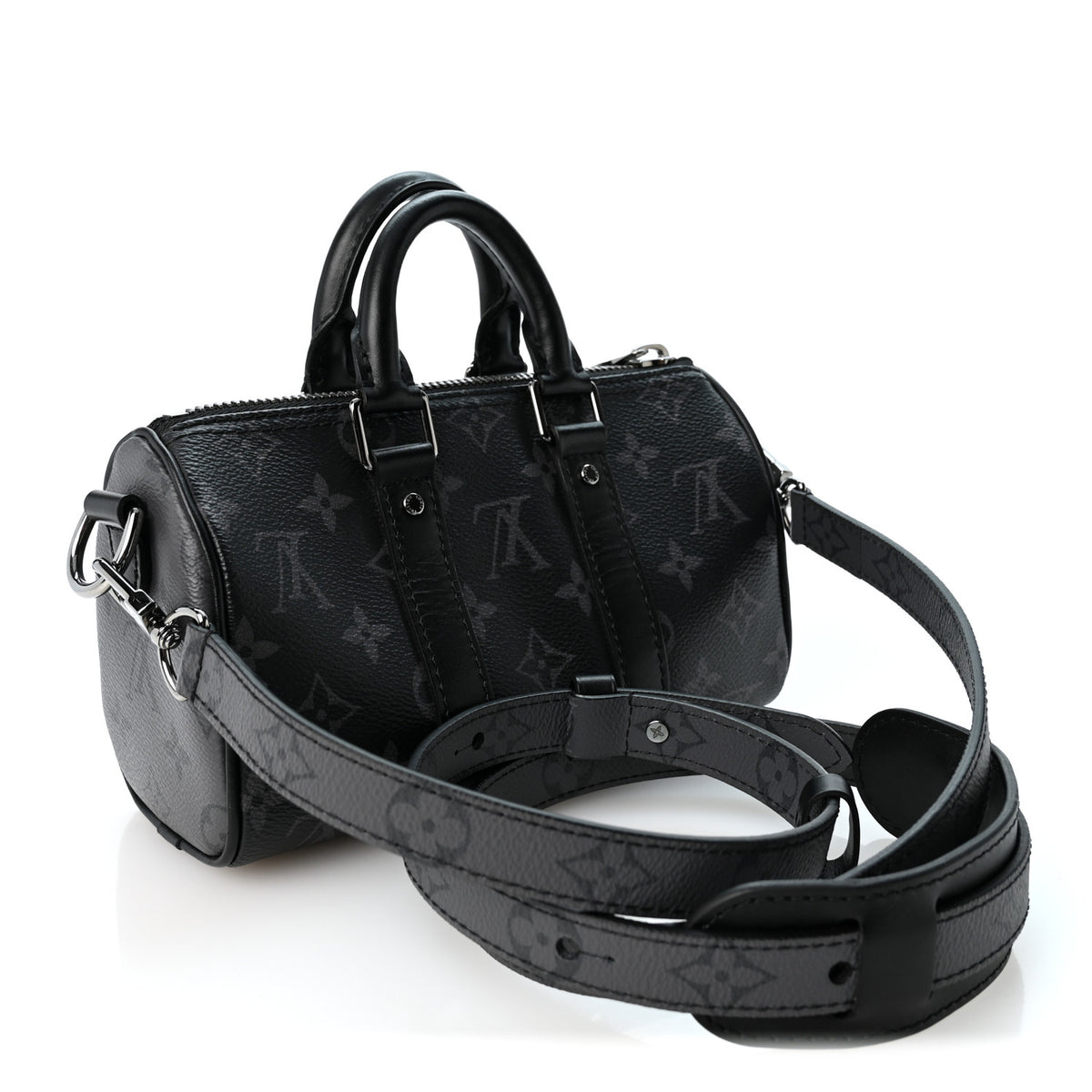 Louis Vuitton Reverse Monogram Eclipse Keepall XS Black 3 of 10