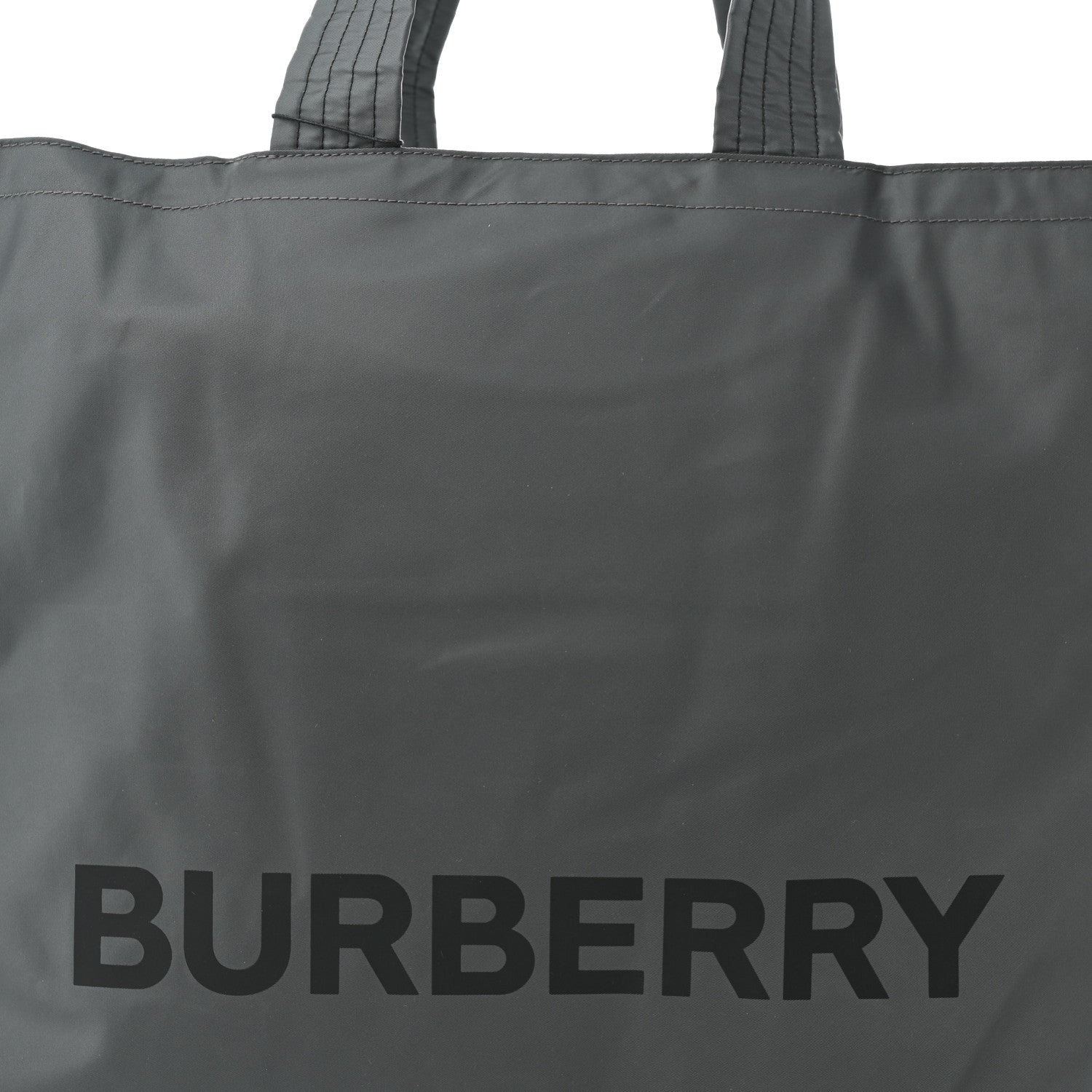 Burberry Nylon Logo Trench Tote Bag Grey 12 of 19