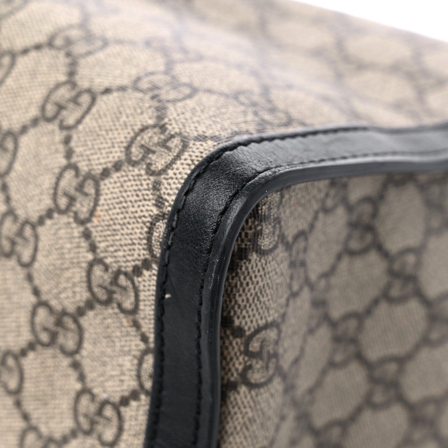 Gucci GG Supreme Monogram Medium Padlock Tote Black 9 of 19