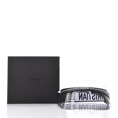 Christian Dior Mirrored DiorClub1 Sun Visor Black 10 of 10