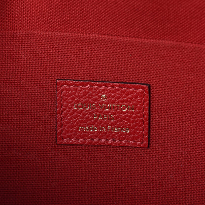Louis Vuitton Empreinte Pochette Felicie Chain Wallet Scarlet 6 of 9