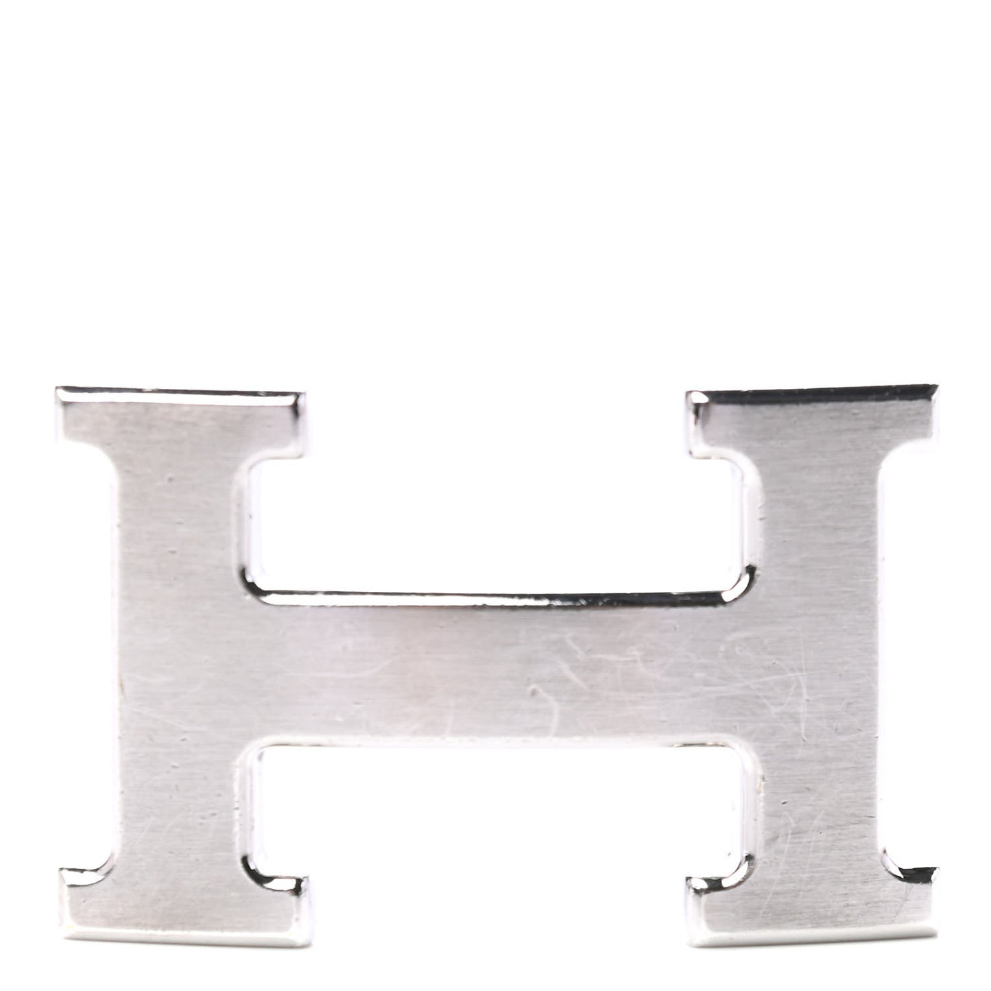 Brushed Palladium 32mm H Belt Buckle