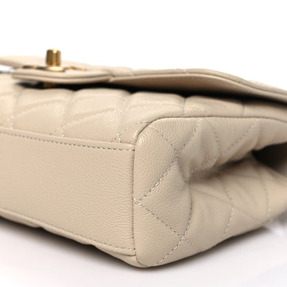 Chanel Caviar Quilted Small Coco First Flap Beige 10 of 10