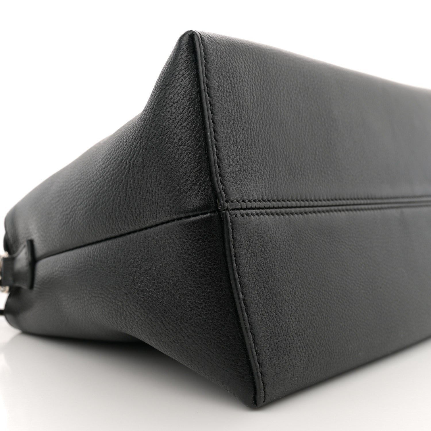 Fendi Vitello Dolce Large By The Way Boston Bag Black 9 of 10
