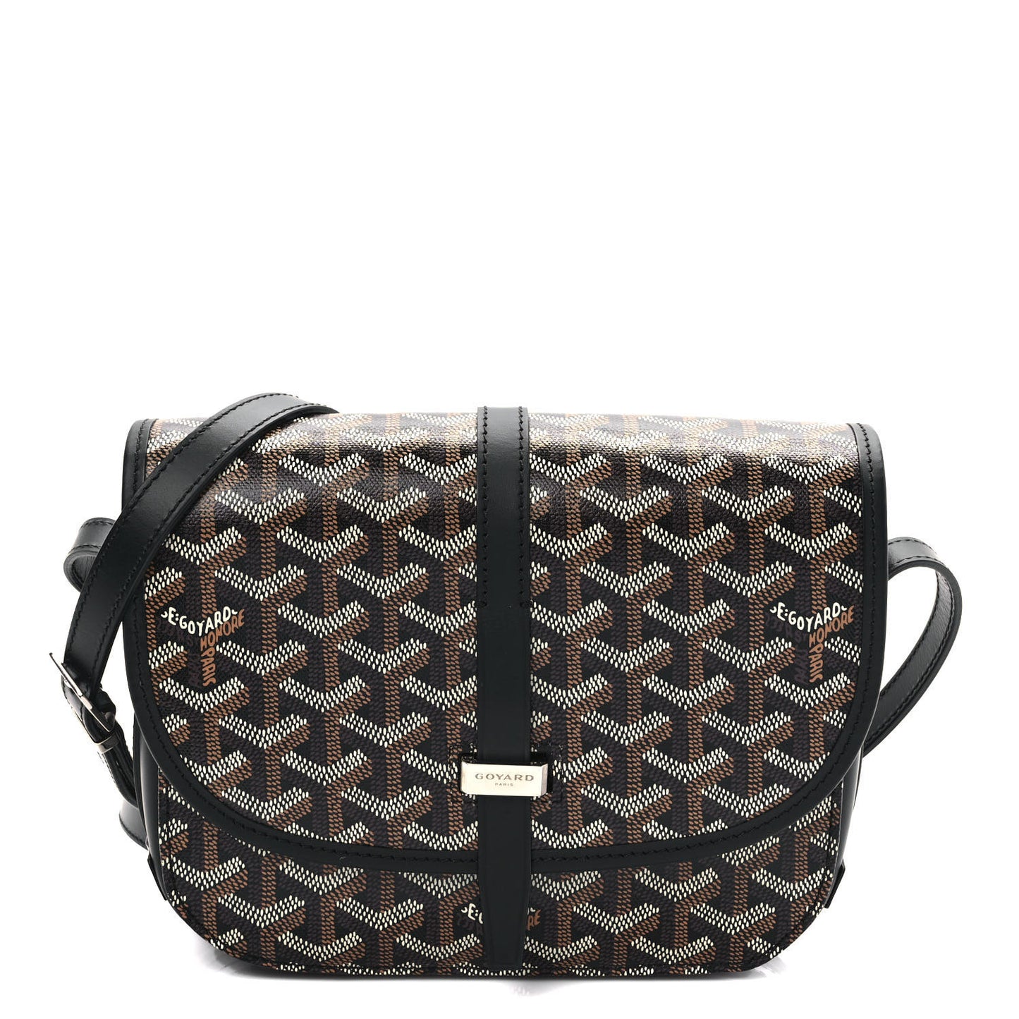 Goyardine Belvedere II PM Messenger Bag Black