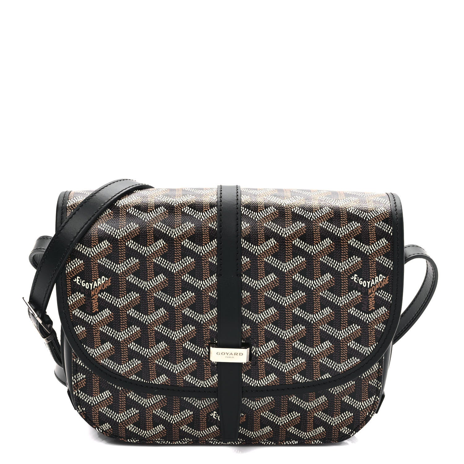 Goyard Goyardine Belvedere II PM Messenger Bag Black 1 of 8