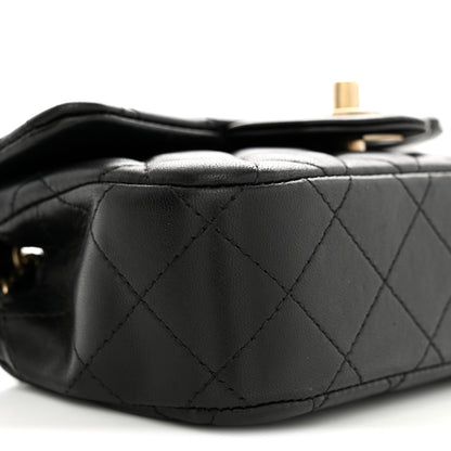 Chanel Lambskin Quilted Extra Mini Flap Black 9 of 10