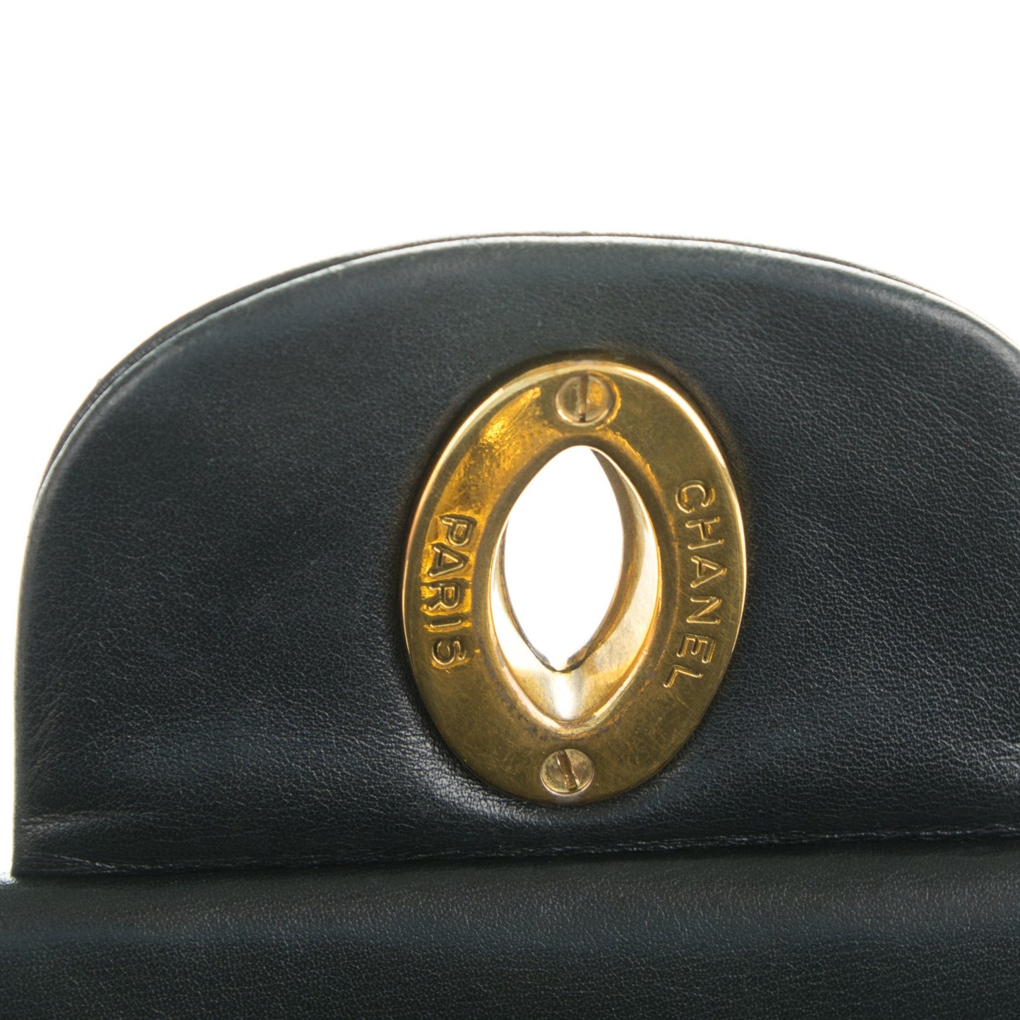 Lambskin Quilted XL Jumbo Single Flap Black