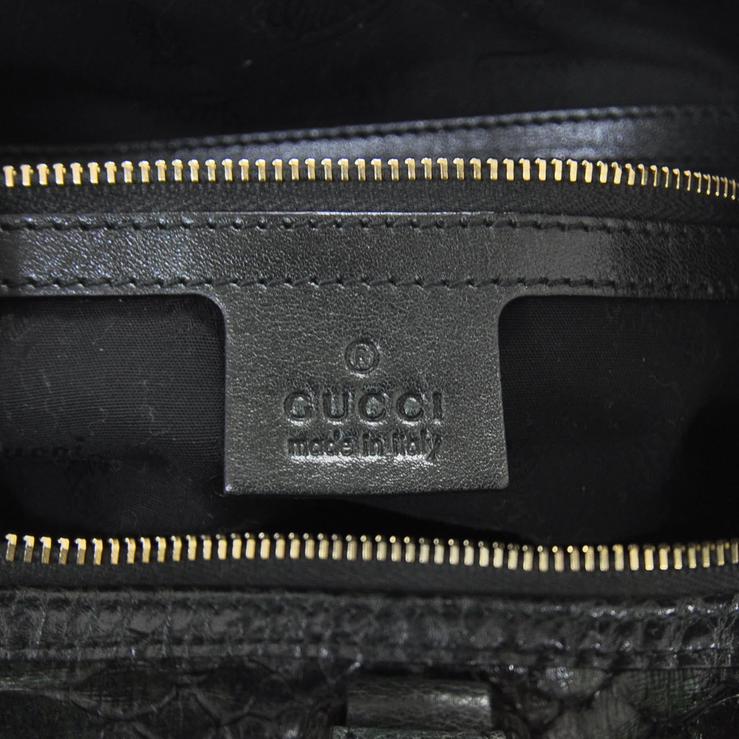 Gucci Python Medium Joy Boston Green 6 of 7
