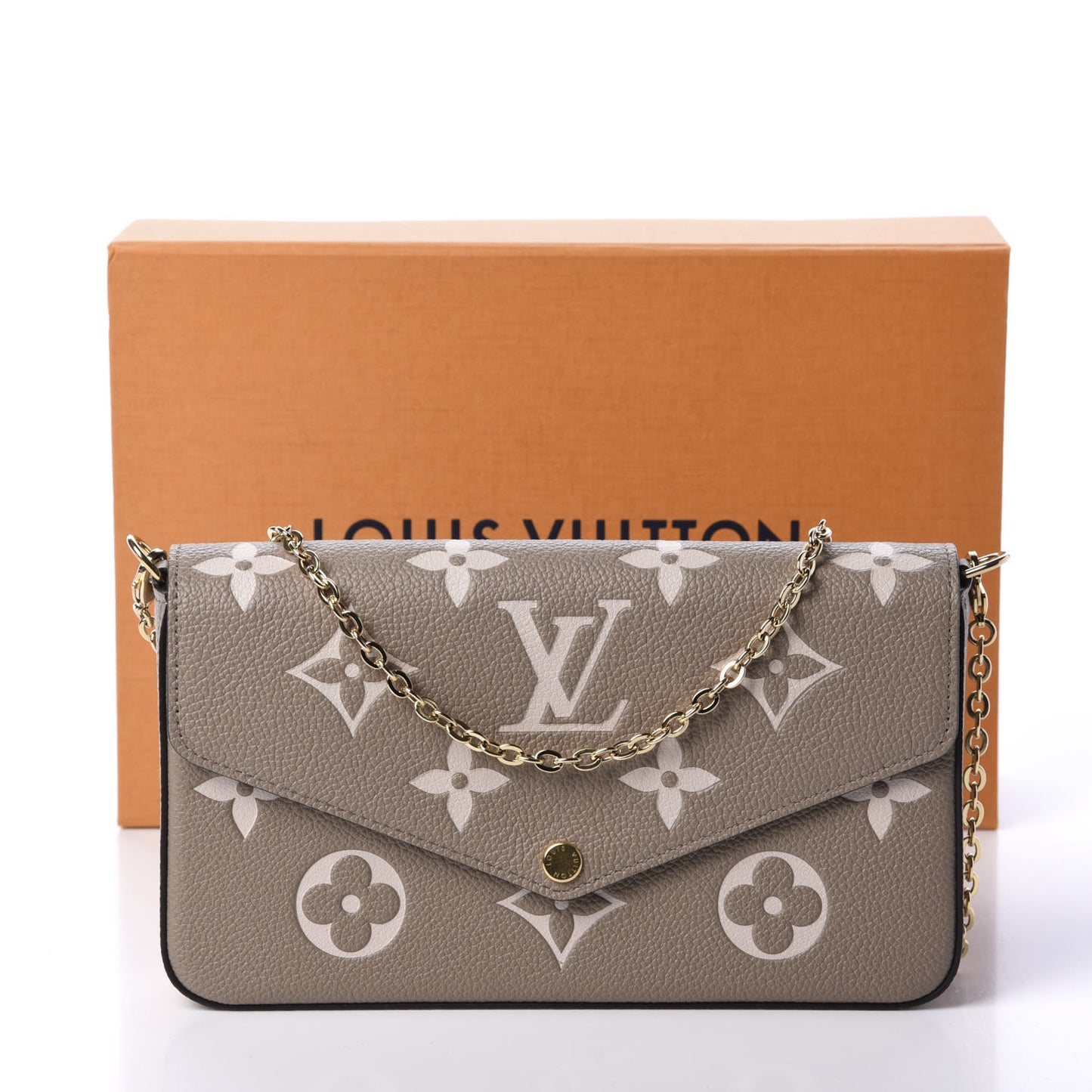 Empreinte Monogram Giant Felicie Pochette Tourterelle Creme