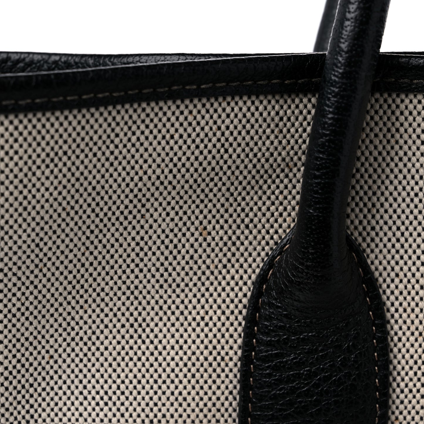 Toile Buffle Skipper Garden Party 36 MM Tote Black