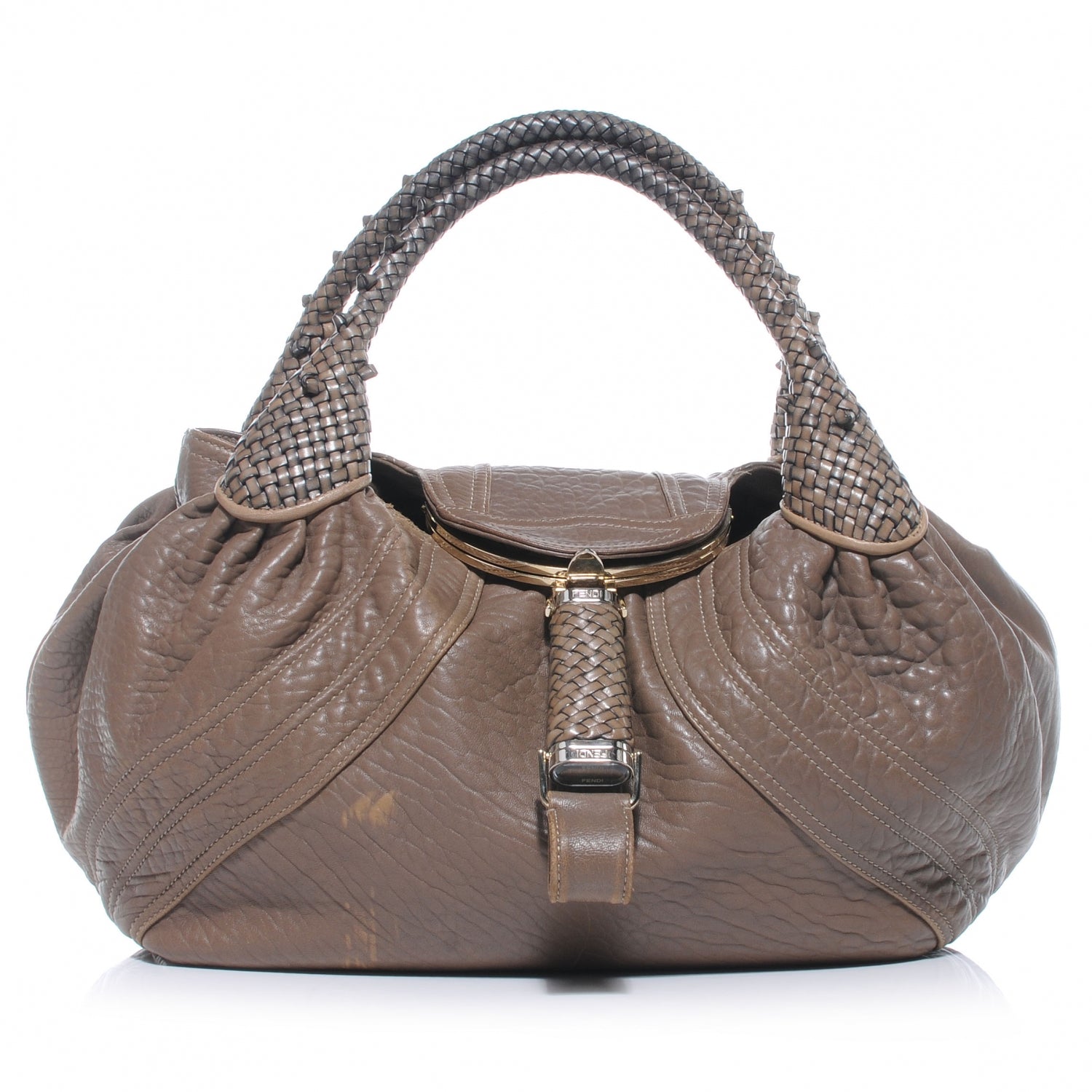 Fendi Nappa Spy Taupe 1 of 11